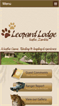 Mobile Screenshot of leopard-lodge.com
